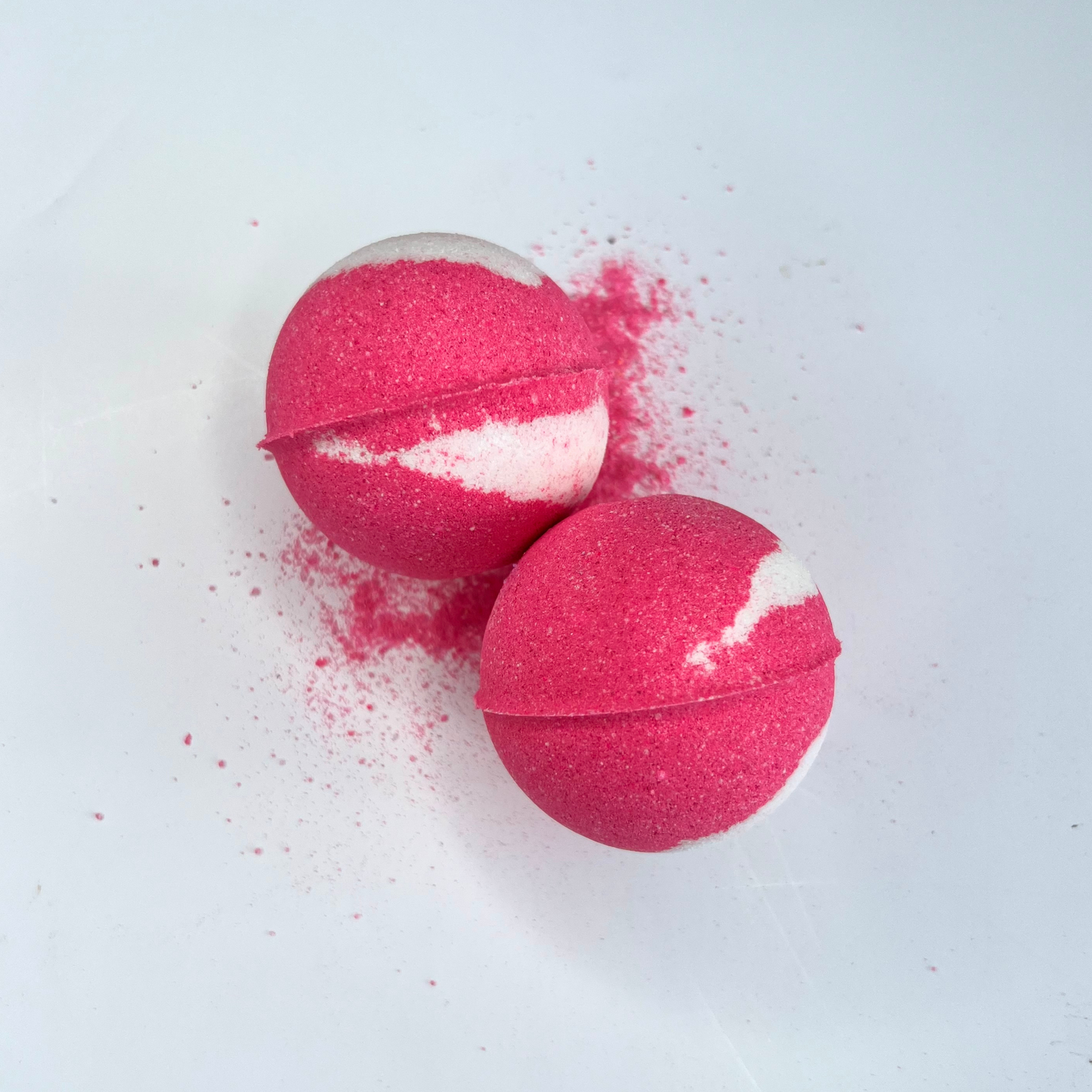 Marshmallow & Fresh Raspberry Bath Bomb